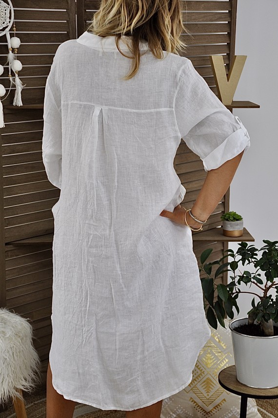 Robe Ambre Blanche