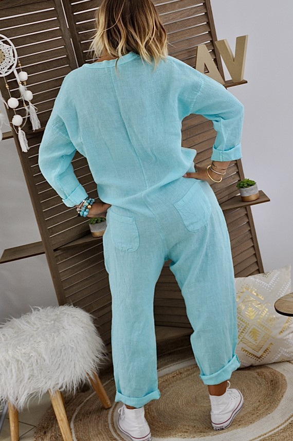 Jumpsuit Pants Margot Turquoise