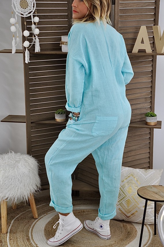 Jumpsuit Pants Margot Turquoise