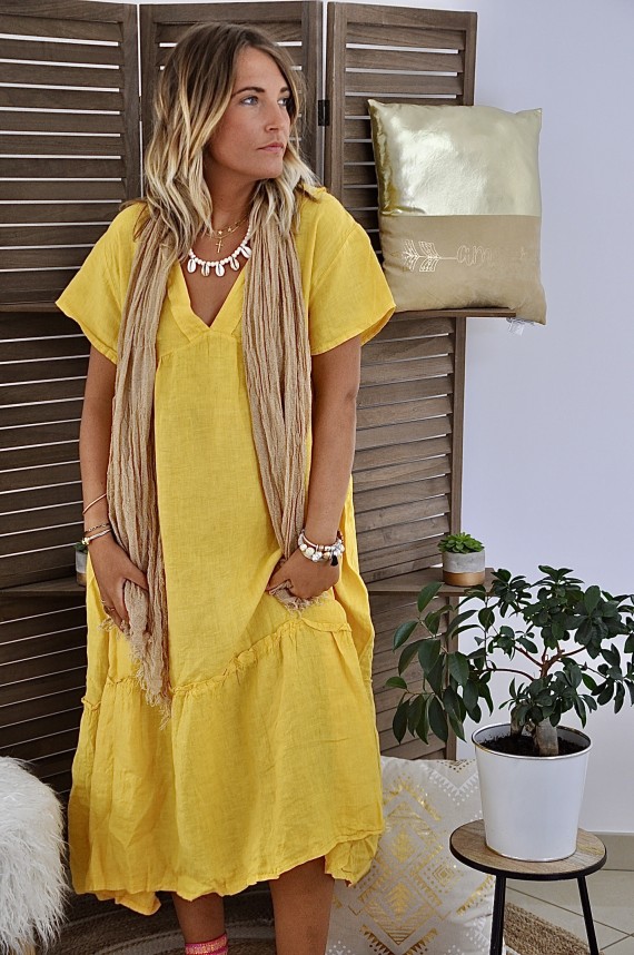 Robe Isia Jaune