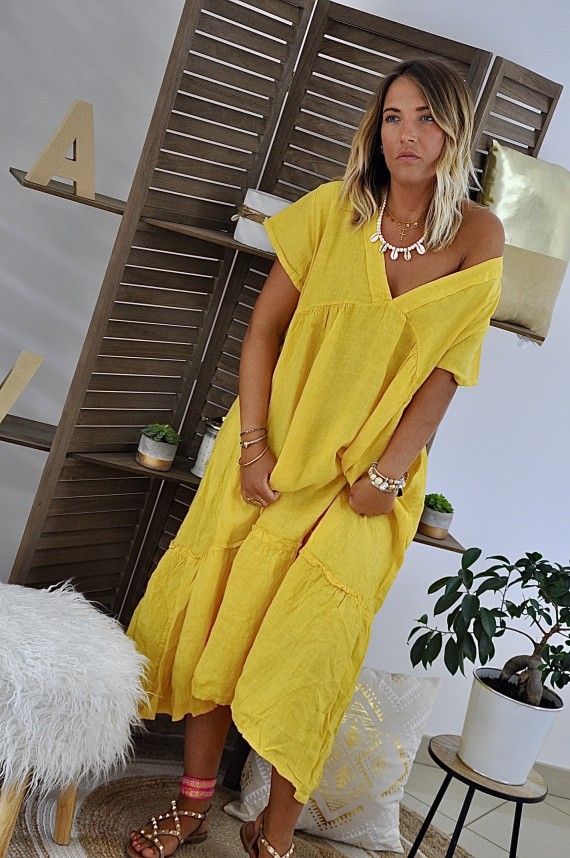 Robe Isia Jaune