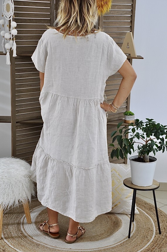 Dress Isia Beige
