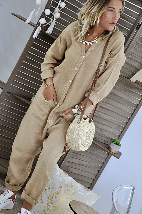 Combinaison Margot Camel