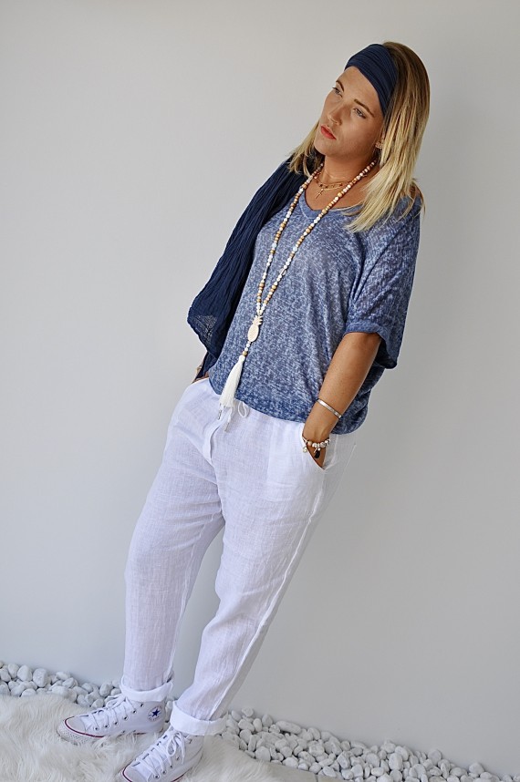 Tee-shirt Sylvia Bleu