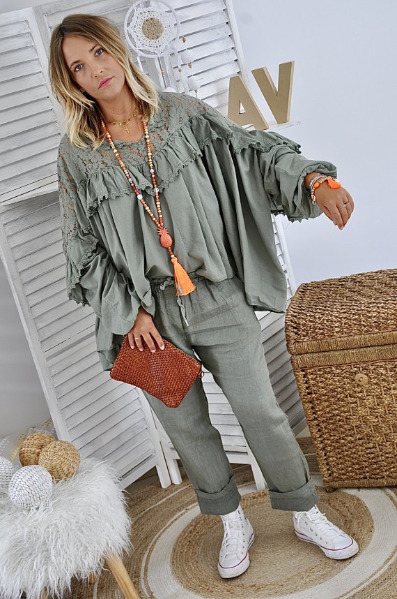 Pantalon Mya Kaki