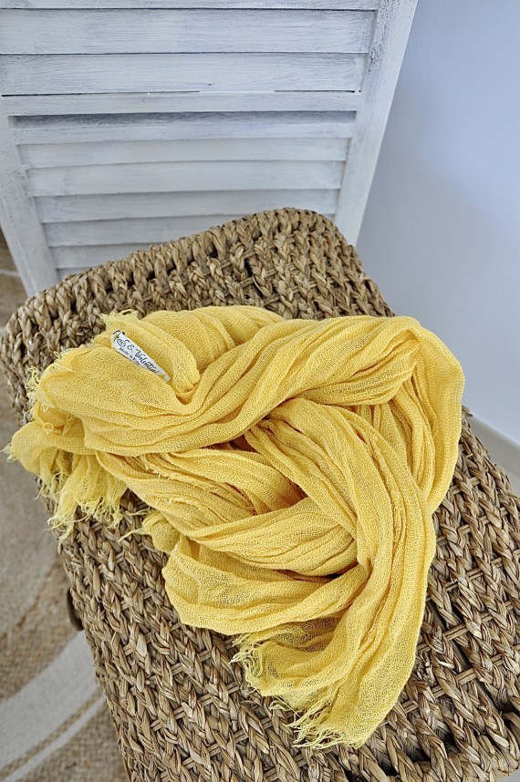 Foulard Juliette Jaune