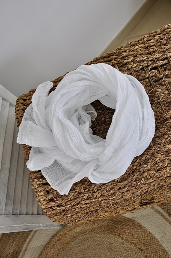 Foulard Cara Blanc