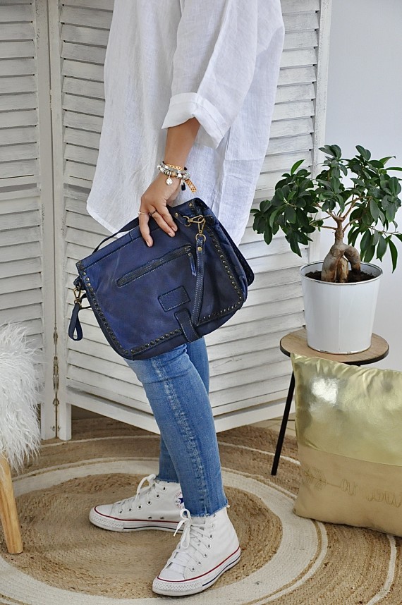 Pouch Aix en Provence Xl Navy Blue