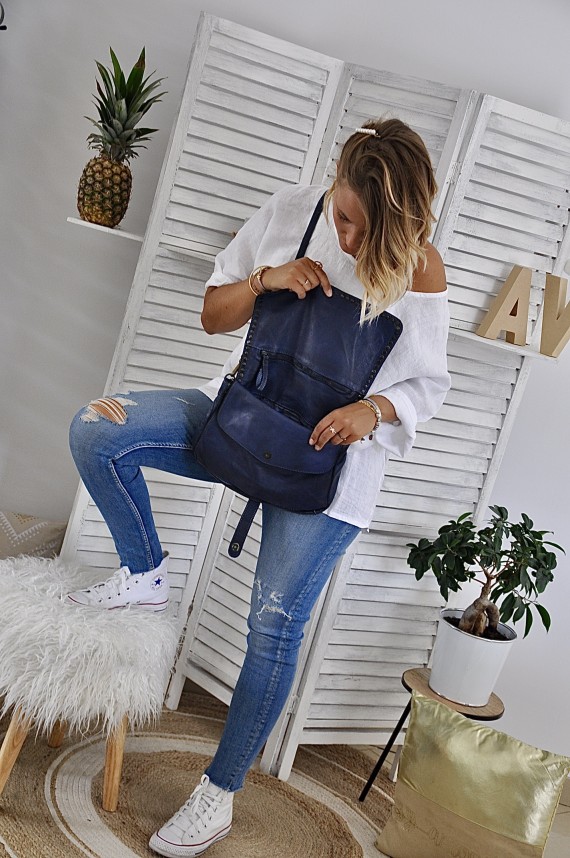 Pouch Aix en Provence Xl Navy Blue