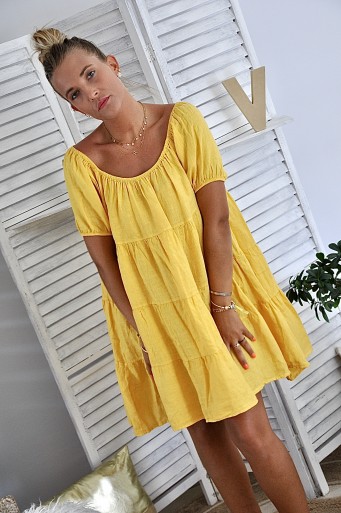 Robe Heidi Jaune