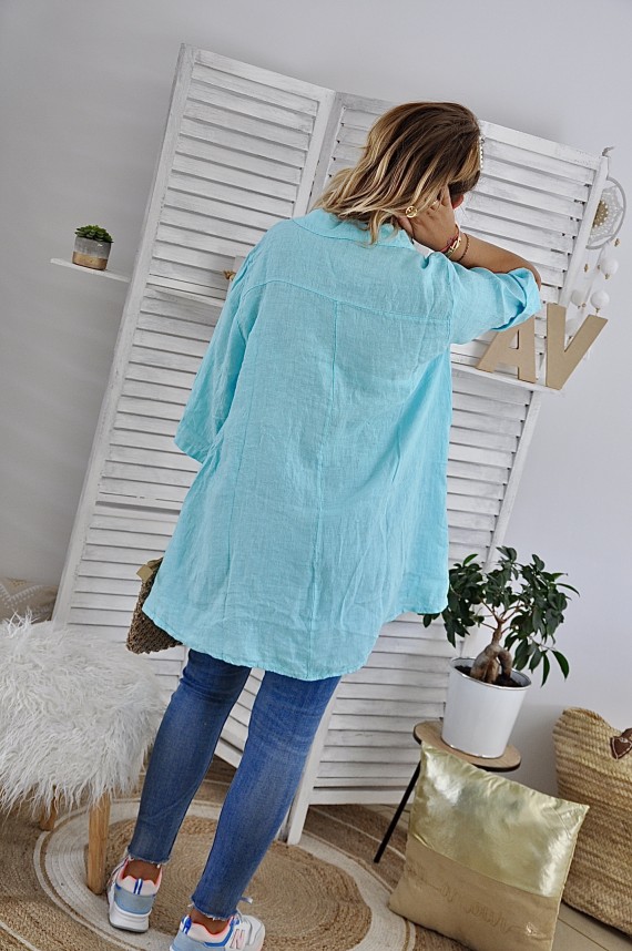 Chemise Taylor Turquoise