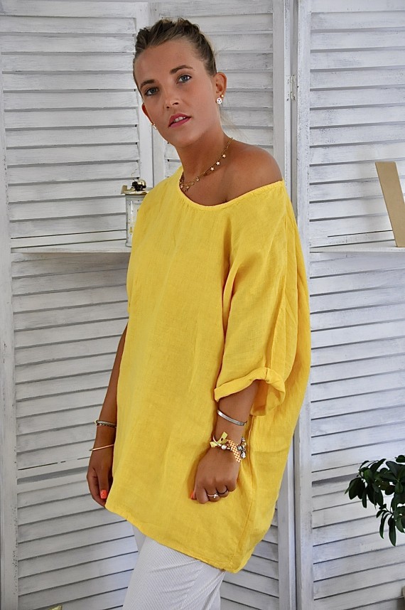 Tee-shirt Amanda Jaune