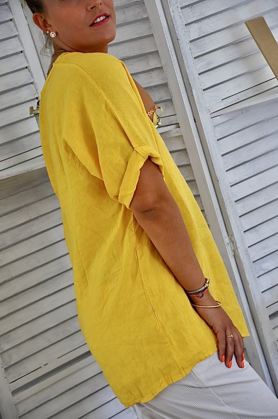 Tee-shirt Amanda Lin Yellow