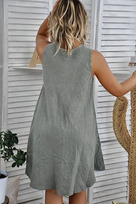 Robe Elise Kaki