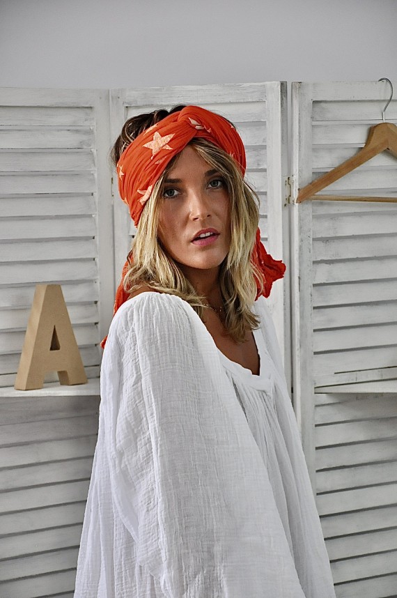 Foulard Stars Orange