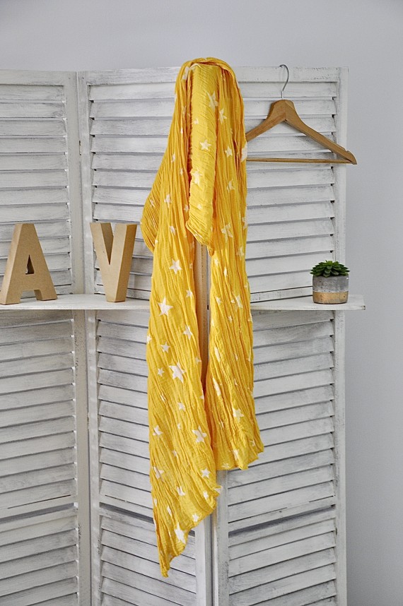 Foulard Stars Jaune