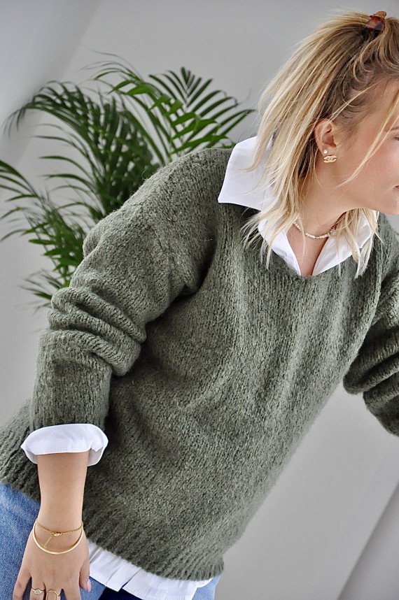 Pull Harmonie Kaki